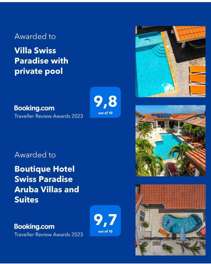 Villa Swiss Paradise With Private Pool شاطئ بالم المظهر الخارجي الصورة
